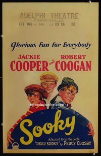 4a151 SOOKY WC '31 Jackie Cooper, Robert Coogan, Skippy, glorious fun for everybody!