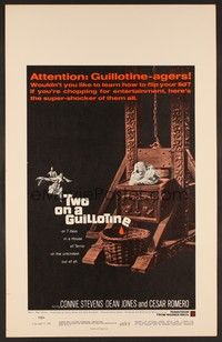 4a178 TWO ON A GUILLOTINE WC '65 7 days in a house of terror, or the unkindest cut of all!