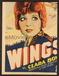 4a189 WINGS style A WC '29 William Wellman Best Picture winner starring Clara Bow!