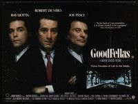 4b352 GOODFELLAS British quad '90 Robert De Niro, Joe Pesci, Ray Liotta, Martin Scorsese classic!