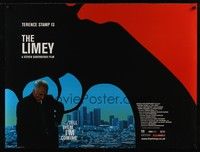 4b380 LIMEY DS British quad '99 Steven Soderbergh directed, Terence Stamp, cool image!