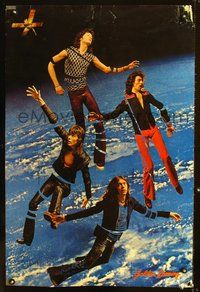 4b626 GOLDEN EARRING commercial poster '70s wild image of chopped-up rockers in space!