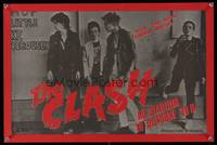 4b141 CLASH concert poster '80s great image of the Clash!