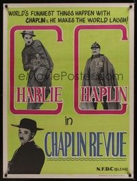 4b087 CHAPLIN REVUE Indian '60 Charlie comedy compilation, great images!