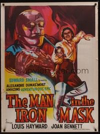 4b093 MAN IN THE IRON MASK Indian R60s Louis Hayward, directed by James Whale!