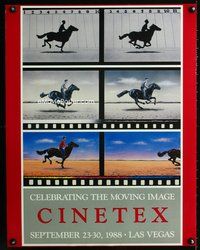4b235 CINETEX special 22x28 '88 galloping horse images, celebrating the moving image!