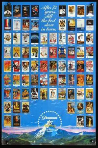 4b274 PARAMOUNT 75th ANNIVERSARY special poster '87 still the best show in town!