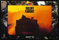 4b289 SILENT KNIGHT special poster '80s cool image of tank!