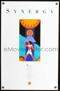 4b294 SYNERGY special poster '80s Egyptian art!