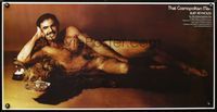 4b296 THAT COSMOPOLITAN MAN BURT REYNOLDS special 18x36 '07 famous portrait naked on a bear rug!