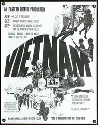 4b300 VIETNAM special poster '68 wacky satirical poster, art by Nordahl!