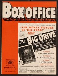 4c057 BOX OFFICE exhibitor magazine February 16, 1933 Al Jolson in Hallelujah I'm a Bum!