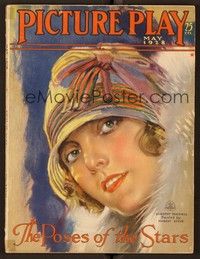 4c074 PICTURE PLAY magazine May 1928 art of Dorothy Mackaill by Modest Stein, Hell's Angels!