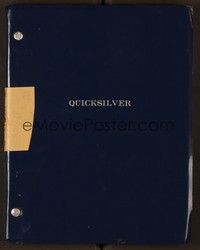 4c177 QUICKSILVER script '86 screenplay by Noel Marshall and Ted Cassidy!
