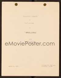4c185 WESTERN COURAGE continuity and dialogue script March 22, 1950, screenplay by Joseph O'Donnell