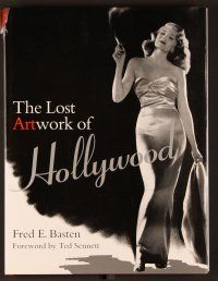4c028 LOST ARTWORK OF HOLLYWOOD HARDCOVER BOOK