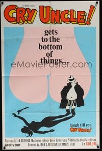 4d223 CRY UNCLE  1sh '71 pre-Rocky director John Avildsen gets to the sexy bottom of things!