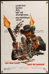 4d233 DAY OF ANGER  1sh '69 I giorni dell'ira, Van Cleef, spaghetti western!