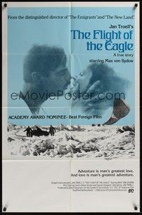4d333 FLIGHT OF THE EAGLE int'l 1sh '83 Max Von Sydow, North Pole adventure!