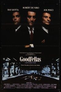 4d380 GOODFELLAS DS 1sh '90 Robert De Niro, Joe Pesci, Ray Liotta, Martin Scorsese classic!