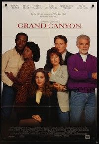4d382 GRAND CANYON int'l 1sh '91 Danny Glover, Kevin Kline, Steve Martin, Mary McDonnell!