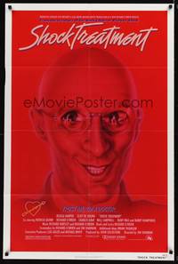 4d768 SHOCK TREATMENT  1sh '81 Rocky Horror follow-up, great artwork of demented doctor!