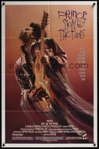 4d778 SIGN 'O' THE TIMES  1sh '87 rock and roll concert, great image of Prince with guitar!