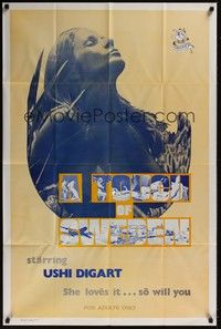 4d904 TOUCH OF SWEDEN  1sh '71 sexiest Swedish Uschi Digard loves it!