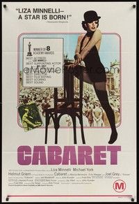 4e527 CABARET Aust 1sh '72 Liza Minnelli sings & dances in Nazi Germany, directed by Bob Fosse!