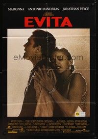 4e531 EVITA Aust 1sh '96 Madonna as Eva Peron, Antonio Banderas, Alan Parker, Oliver Stone