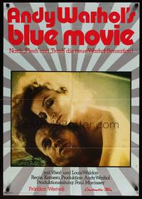 4e248 BLUE MOVIE German '72 Andy Warhol, Paul Morrissey, sex thriller, Sickert art!