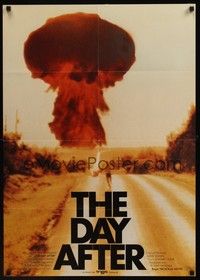 4e260 DAY AFTER German '83 Jason Robards, nuclear holocaust, wild image of mushroom cloud!