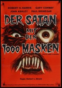 4e279 HOW TO MAKE A MONSTER German '58 ghastly ghouls, it will scare the living yell out of you!