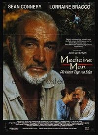 4e296 MEDICINE MAN German '92 Sean Connery & Lorraine Bracco in South America!