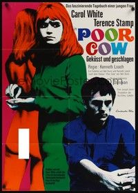 4e308 POOR COW German '68 1st Kenneth Loach, Terence Stamp, Carol White, No Tears For Joy!