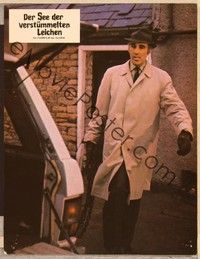 4e414 DIAGNOSIS: MURDER German LC '75 cool full-length image of Christopher Lee!