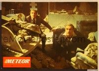 4e478 METEOR German LC '79 Sean Connery & Karl Malden in rubble!