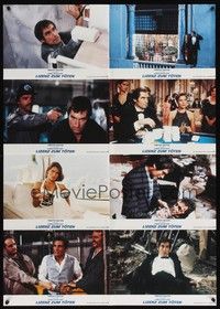 4e352 LICENCE TO KILL German LC poster '89 Timothy Dalton as James Bond is all tied up!