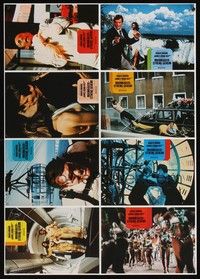 4e355 MOONRAKER German LC poster '79 Roger Moore as James Bond, Richard Kiel, Lois Chiles