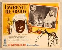 4e077 LAWRENCE OF ARABIA Mexican LC '62 David Lean classic, cool border art!