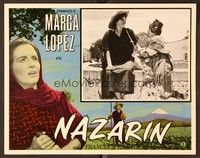 4e079 NAZARIN Mexican LC R60s Luis Bunuel directed, Marga Lopez!
