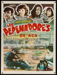 4e050 LOS PEPENADORES DE ACA Mexican poster '82 directed by Icaro Cisneros!