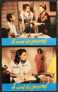 4e092 A NOUS LES GARCONS 8 French LCs '85 directed by Michel Lang, Sophie Carle, Valerie Allain