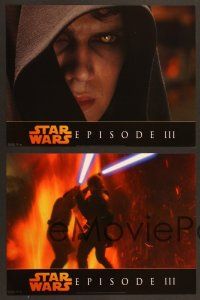 4e152 REVENGE OF THE SITH 12 French LCs '05 Star Wars Episode III, Hayden Christensen!