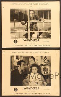 4e169 YOSHIWARA 12 French LCs '37 Max Ophuls directed, Michiko Tanaka, Sessue Hayakawa!