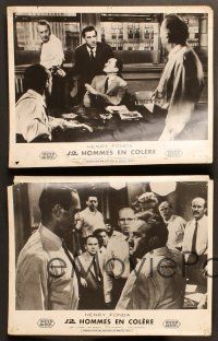 4e089 12 ANGRY MEN French stills '57 Jack Klugman, Sidney Lumet courtroom jury classic!