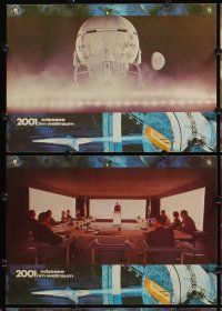 4e373 2001: A SPACE ODYSSEY 16 German LCs R70s by Kier Dullea, Stanley Kubrick sci-fi classic!