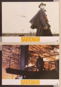 4e409 DARKMAN 16 German LCs '90 directed by Sam Raimi, masked hero Liam Neeson!
