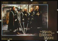 4e472 MAN IN THE IRON MASK 8 German LCs '98 Leonardo DiCaprio, John Malkovich, Jeremy Irons!
