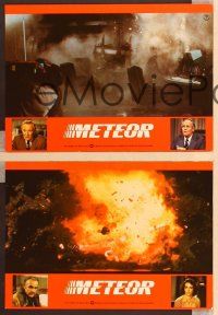 4e477 METEOR 7 German LCs '79 Sean Connery, Natalie Wood, no place on Earth to hide!